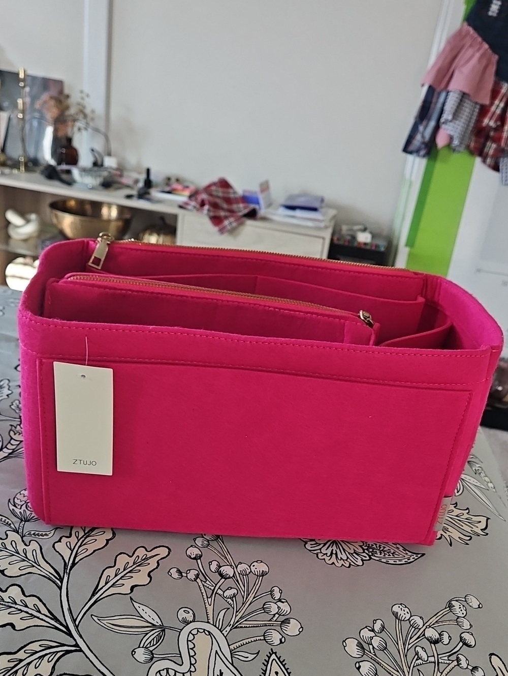Hot Pink Purse Organizer Insert DO NOT BUNDLE